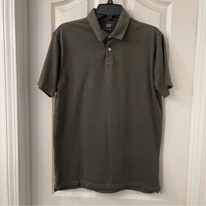 Gap Cotton Polo Shirt - Green.  Mens: Medium.